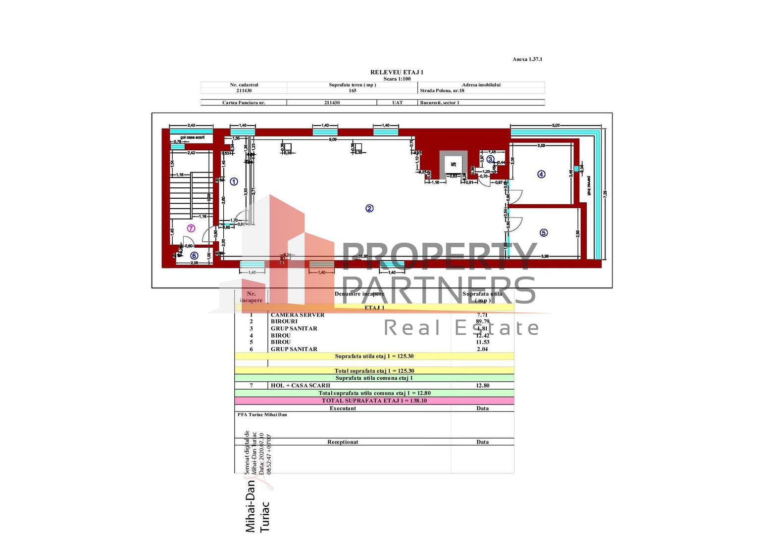 Cladire de birouri  Str. Polona - Str. Mihai Eminescu - Schiță 8