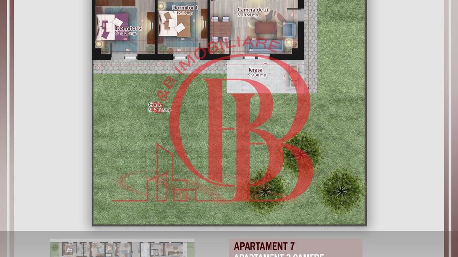 3 camere cu  gradina  Titan Pallady Metrou Nicolae Teclu - Schiță 1