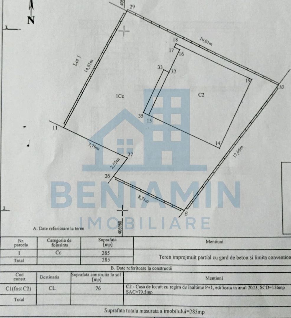 Casa mediteraniana - 2023 - 285mp teren - mobilata - utilata - Damila - Schiță 8