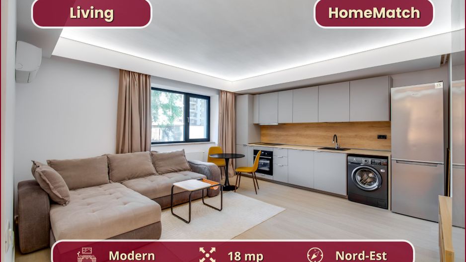 Cortina North || 2 Camere || Baie cu duș || Comision 0% - Poză 2