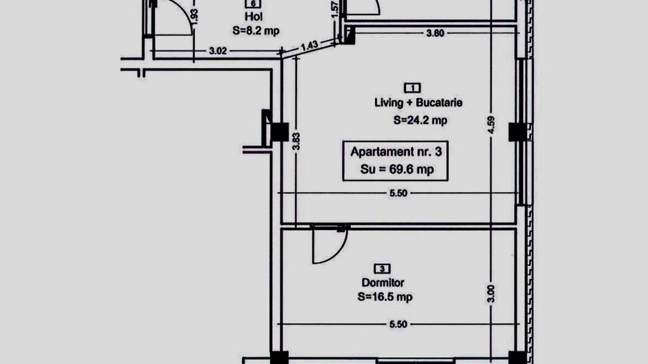 Ap 3 camere -Tautiului Residence Parcul Poligon Sub Cetate ap3 C3 - Poză 22