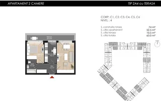 APARTAMENT 2 CAMERE | PROIECT NOU | PISCINA IN COMPLEX - Poză 19