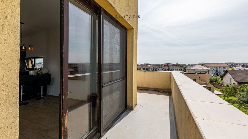 Apartament Giroc, 2 camere | Mobilat & Utilat | Terasa 50 mp & Parcare - Poză 12