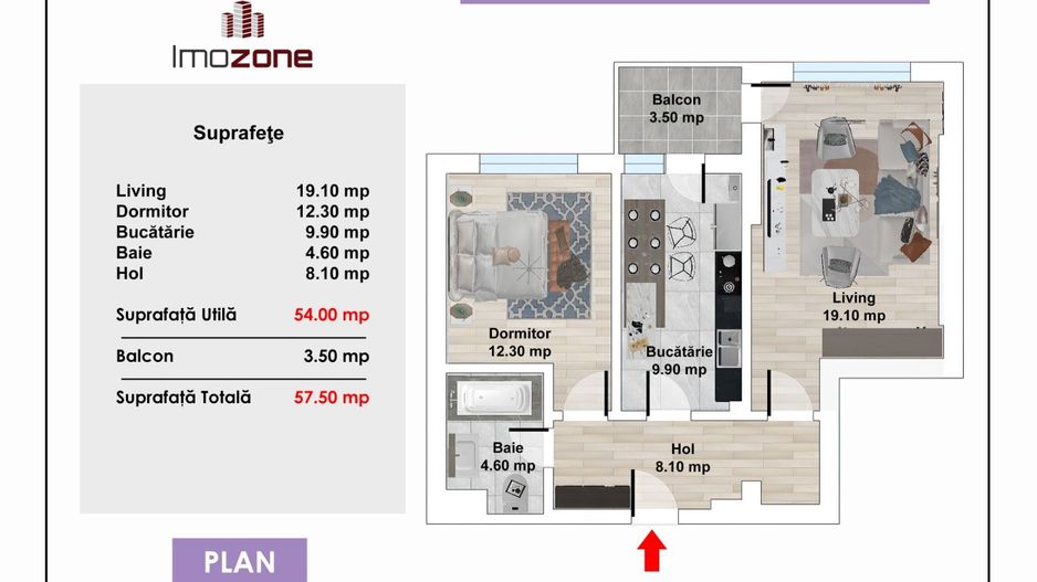 2 CAMERE, bucatarie inchisa, CENTRALA PROPRIE, BLOC NOU, Drumul Taberei - Poză 8