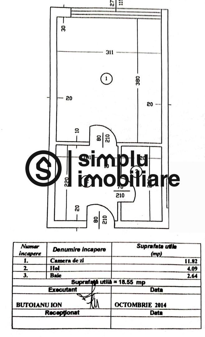 Camera de camin cu hol si baie proprie - etaj 4 - Schiță 5