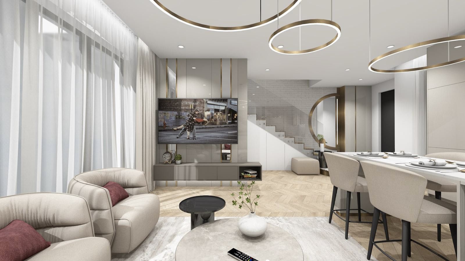 Vilă contemporană în construcție – livrare în 2025, situată în Pipera, Voluntari - Poză 8