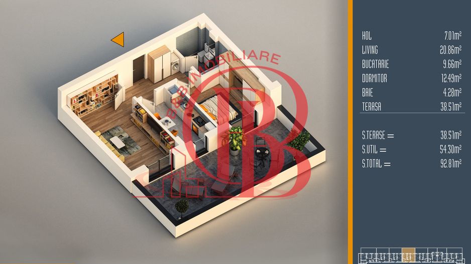 Oferta Lansare 2 camere proiect nou Pallady - Schiță 5