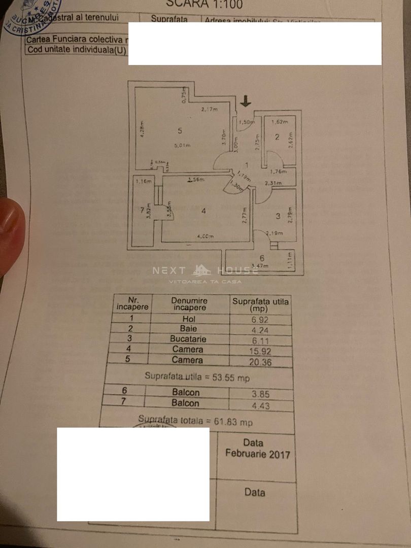 Apartament 2 camere Unirii - Viilor - Rahova - Schiță 11