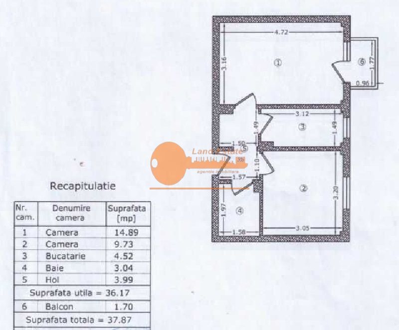 Apartament 2 camere – Drumul Taberei - Schiță 8