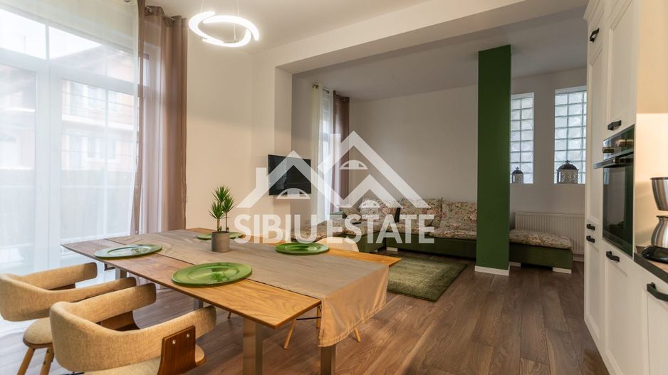 Apartament de inchiriat 3 camere cu grădină-Zona Calea Cisnadiei - Poză 1
