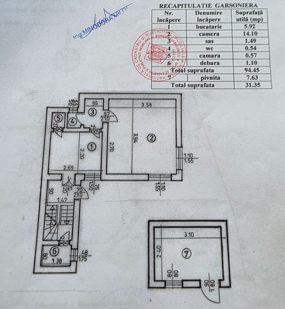 DE VANZARE GARSONIERĂ ÎN VILĂ | ULTRACENTRAL | CURTE | CENTRALĂ PROPRIE - Poză 11
