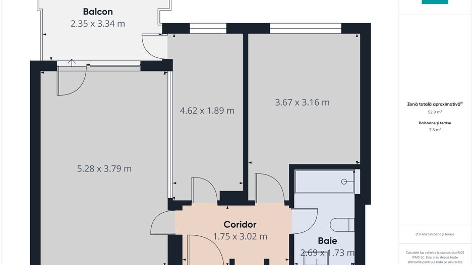 Nusco City2, apartament 2camere - Poză 8