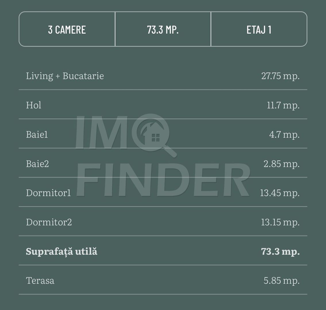 Apartament Premium - 3 camere, Andrei Muresanu - 0 % Comision - Poză 4