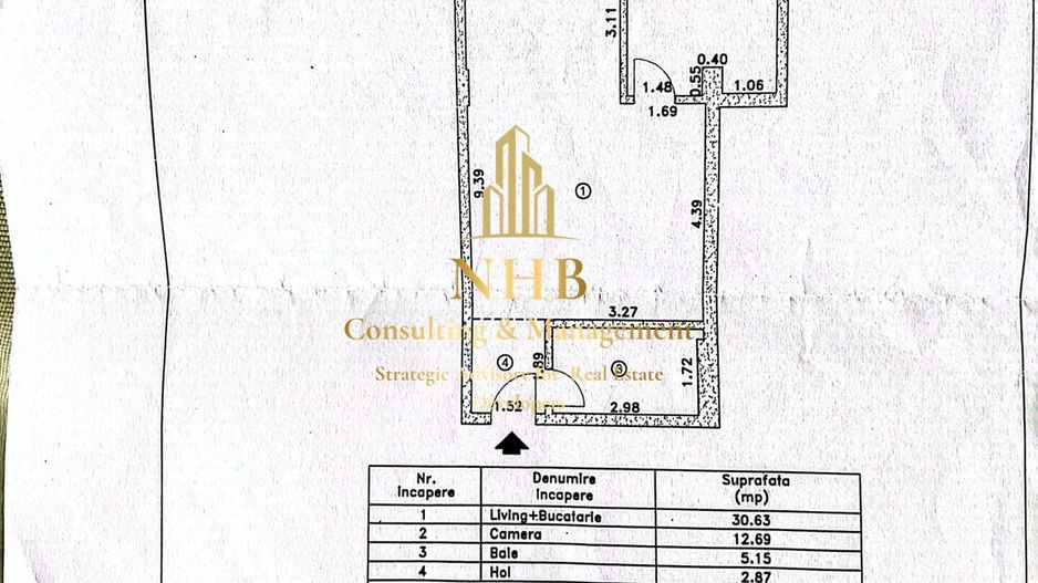 Apartament 2 camere, 60 mp cu balcon, Nerva Traian – Complet mobilat si utilat - Poză 9