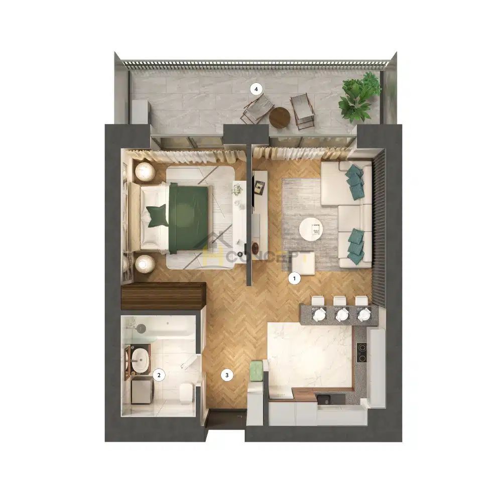 Promo Apartament 2 camere tip Pipera Lacul Saulei - Poză 6