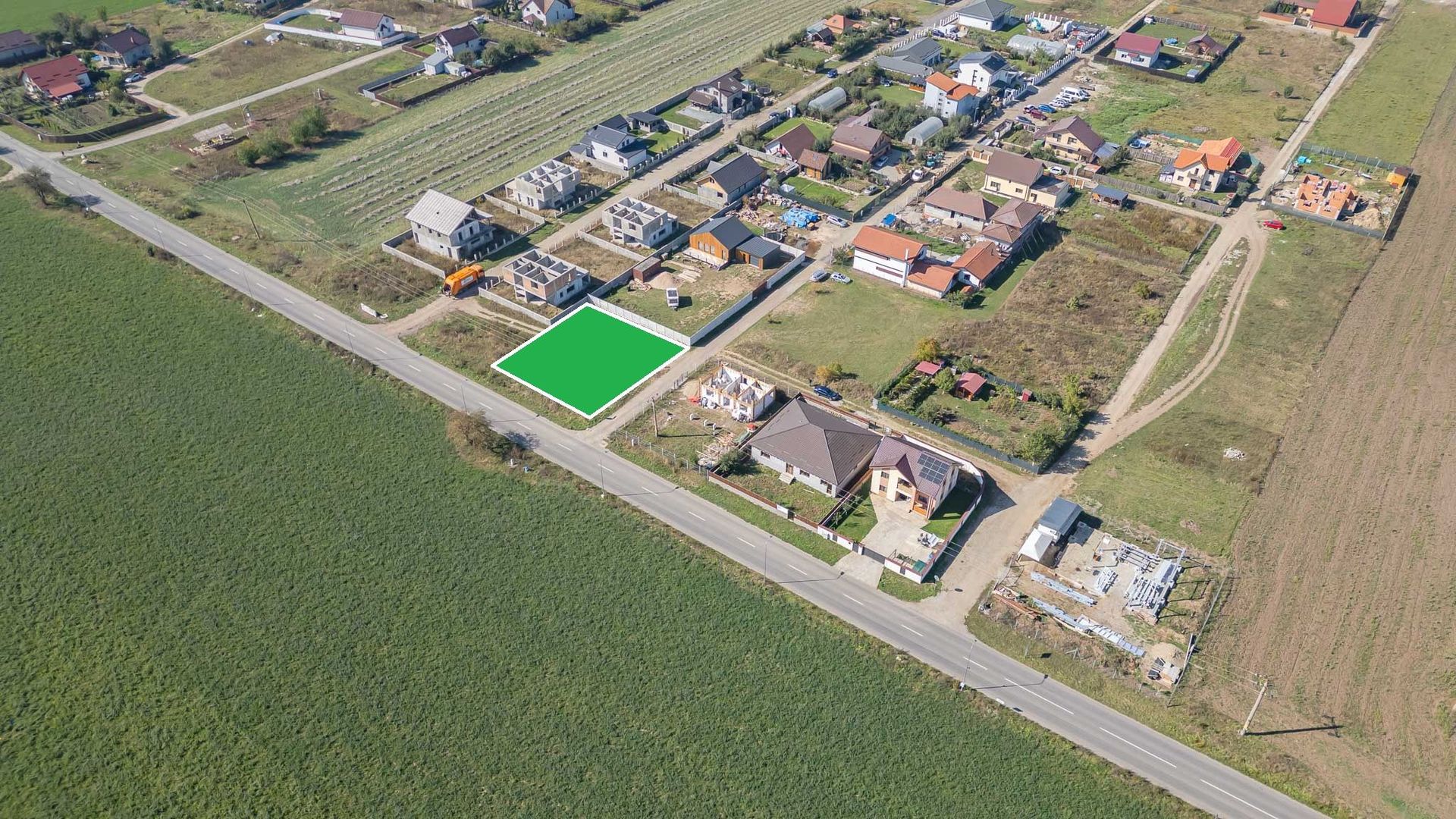 Teren 732 mp pentru construcții locuințe, Bod, utilități la stradă - Poză 1