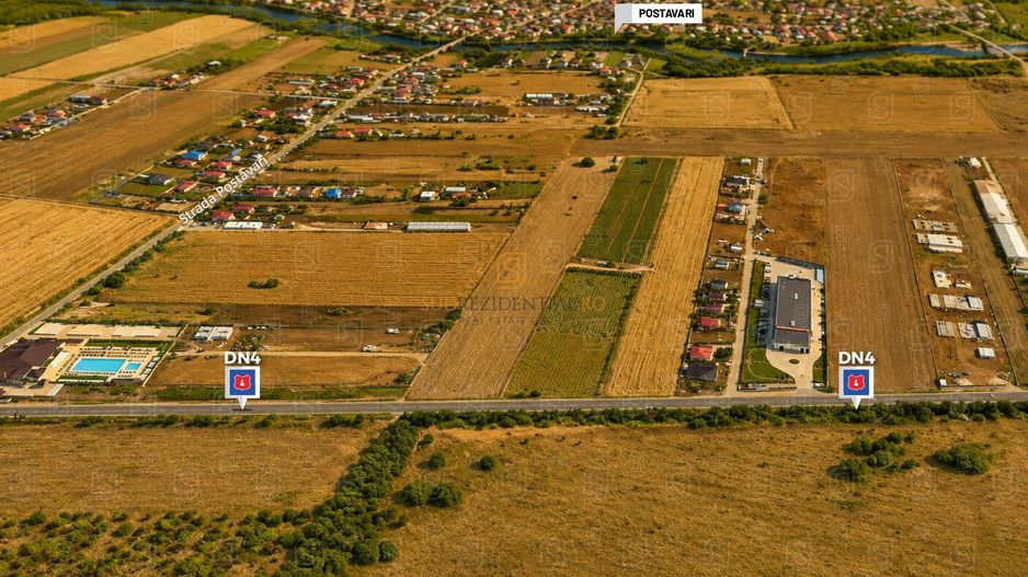 Teren intravilan de vânzare – 15.300 mp, deschidere la DN4, Frumusani - Poză 2