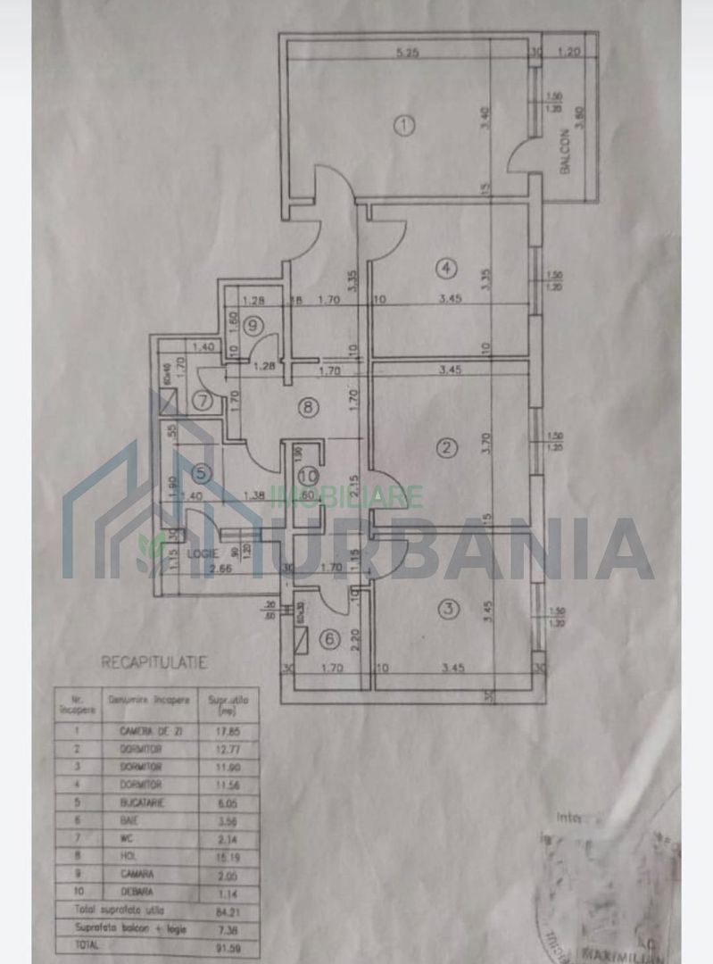 Apartament 4 camere, 2 băi, bloc pe cadre, renovat recent, Mircea Cel Bătrân, nr.1, bl. A1 - Poză 8