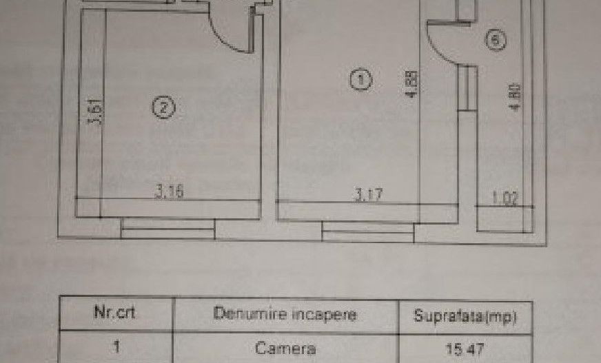 Apartament 2 Camere Militari Residence Tineretului - Schiță 10