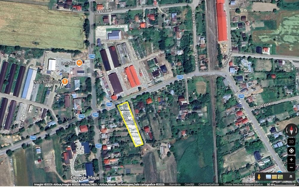 Teren intravilan 2900 mp, Scanteia (jud. Iasi), pentru investitii rezidentiale sau comerciale - Poză 1