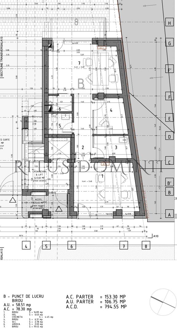 Spatiu Comercial Ultracentral, Urban Scale, 58.21mp Utili - Poză 1