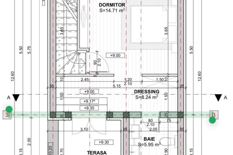 Casa individuala 4 camere -  Proiect arhitectural distinct - Giroc - Poză 12