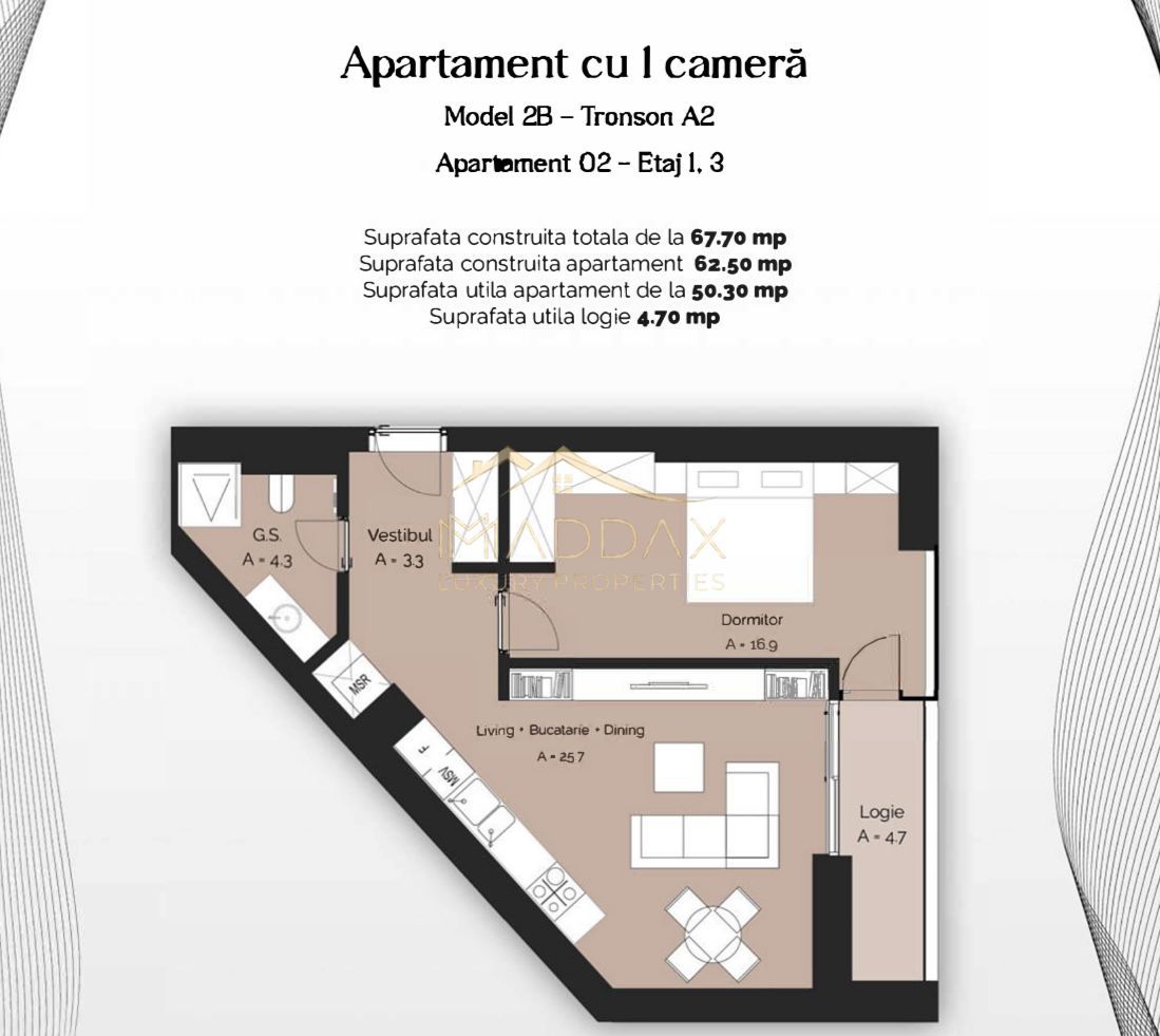 Proiect rezidențial // Apartamente 1-5 camere // Finalizare 2026 - Poză 23