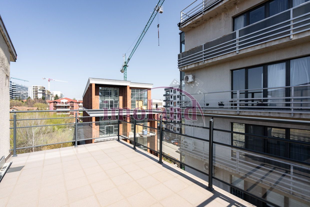 Inchiriere duplex cu terase - birou/rezidential - Lake view - Barbu Vacarescu - Poză 11