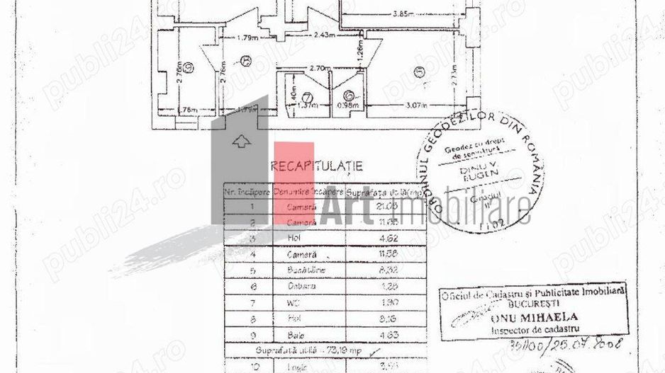 APARTAMENT 3 CAMERE UNIVERSITATE - Poză 9