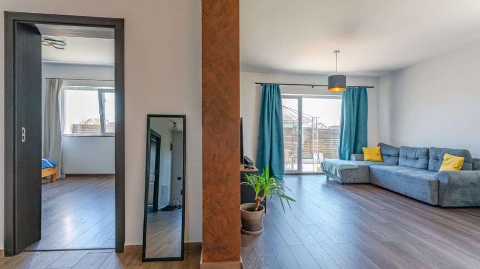 Casă Individuală de Închiriat, Încălzire în Pardoseală, Teren 400 mp - Poză 17