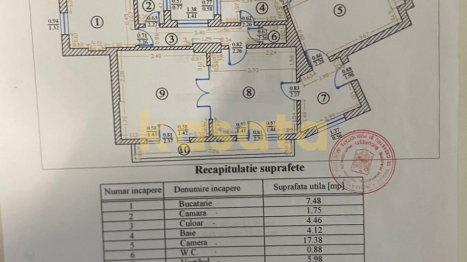 OPORTUNITATE | APARTAMENT 3 CAMERE | VILA | PIATA SPANIEI | ETAJ 1 - Poză 6