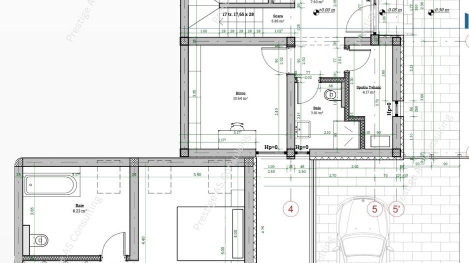 Duplex  4 Camere 250mp Teren| Mosnita Noua-Str Oituz - Schiță 9