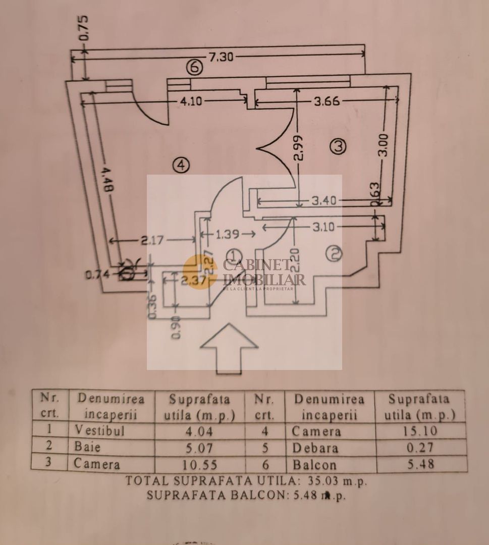 2 camere cu balcon | In consolidare  |  Calea Victoriei - Poză 3
