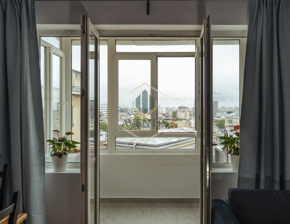 3 camere renovat, bloc reconsolidat, vedere deschisa Est si Vest, Universitate  - Poză 5