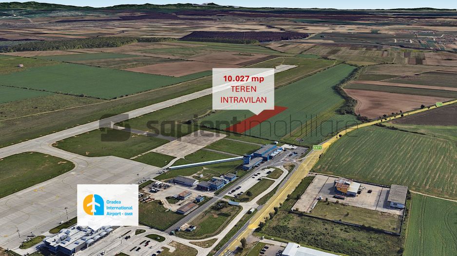 Teren intravilan – zona Aeroportului Internațional Oradea - Poză 1