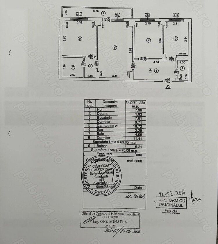 Vânzare apartament 3 camere, bloc 1986, Titan-Faur - Poză 10