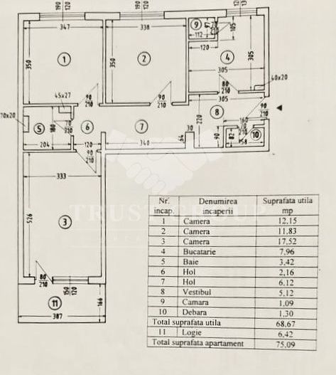 Apartament 3 camere P-ta Victoriei Titulescu | Renovat | 1976 - Poză 23