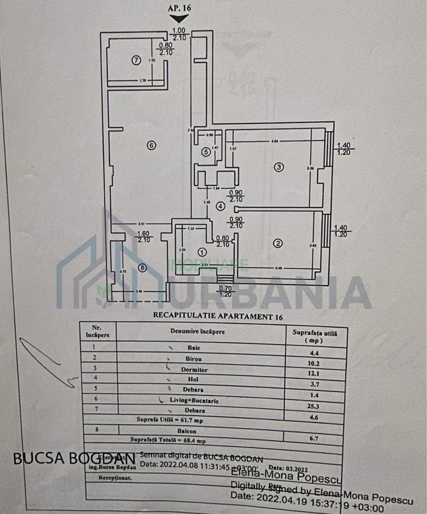 Apartament 3 camere + boxa + parcare subterana - Poză 6