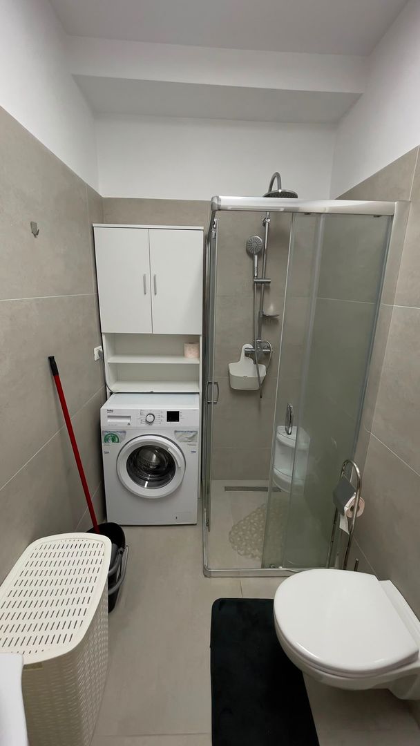 1 Cameră | Bloc nou | Centrală proprie | AC | Parcare | Balcon - Poză 14