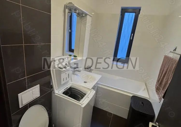 Inchiriez apartament 2 camere etaj 2 Giroc, amenajat, 5 min de ESSO - Poză 3