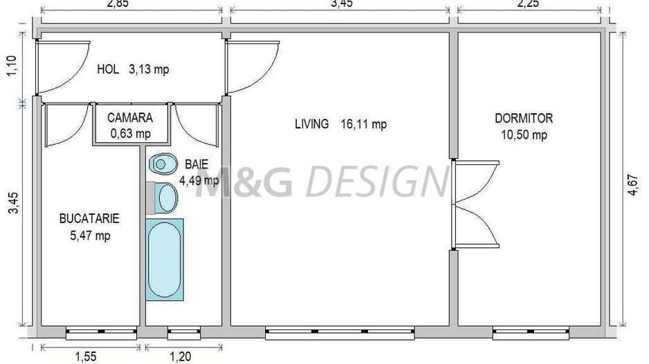 Apartament 2 camere parter Piata Doina - Poză 1