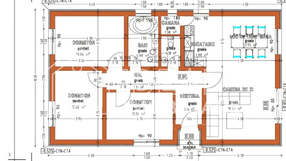 Casa pe un singur nivel cu 460 mp teren, in Cisnadie - Poză 12