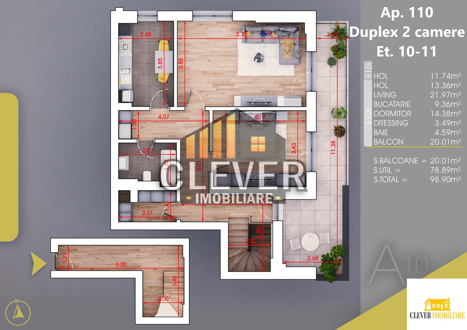 Apartament 2 Camere Spatios-Finalizat-Theodor Pallady - Poză 1