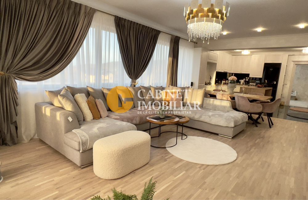 Bucium - Penthouse 3 camere - 140 MP - Mobilat/Utilat - Bloc Nou - Poză 1