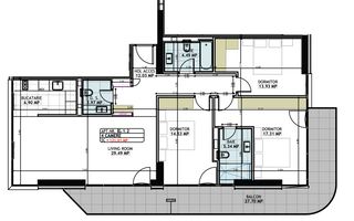 Apartament 4 camere de vanzare Fabrica de Glucoza - Schiță 17