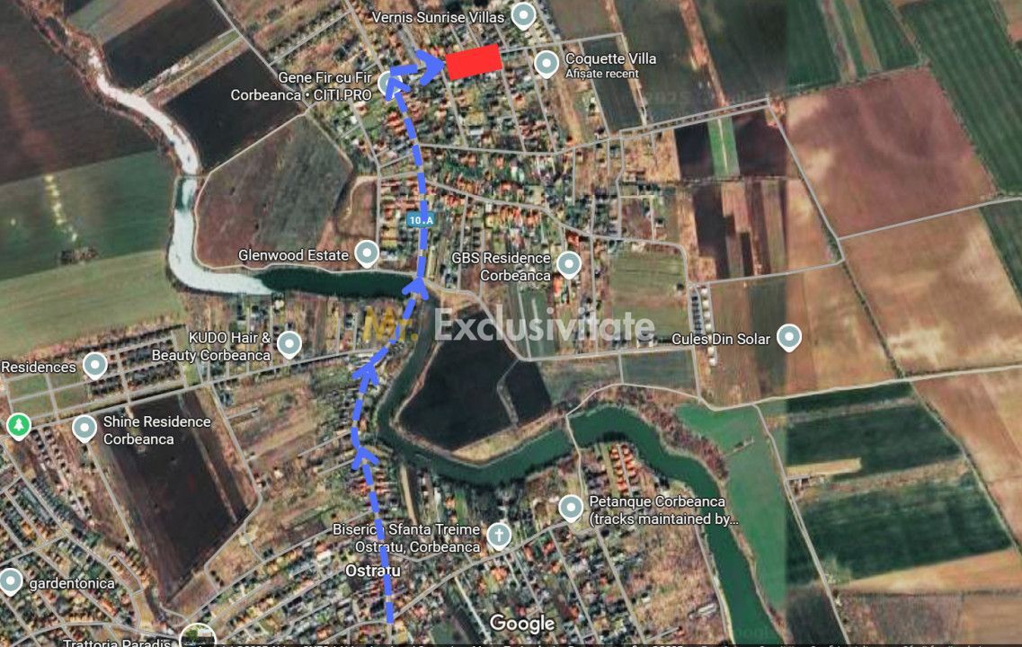 Teren pentru constructie casa în Ostratu-Corbeanca,  utilitati pe teren - Poză 3