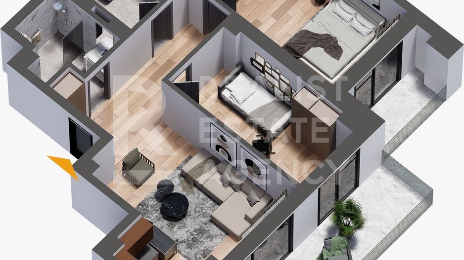 Vânzare, apartament, 3 camere, Iași - Poză 2