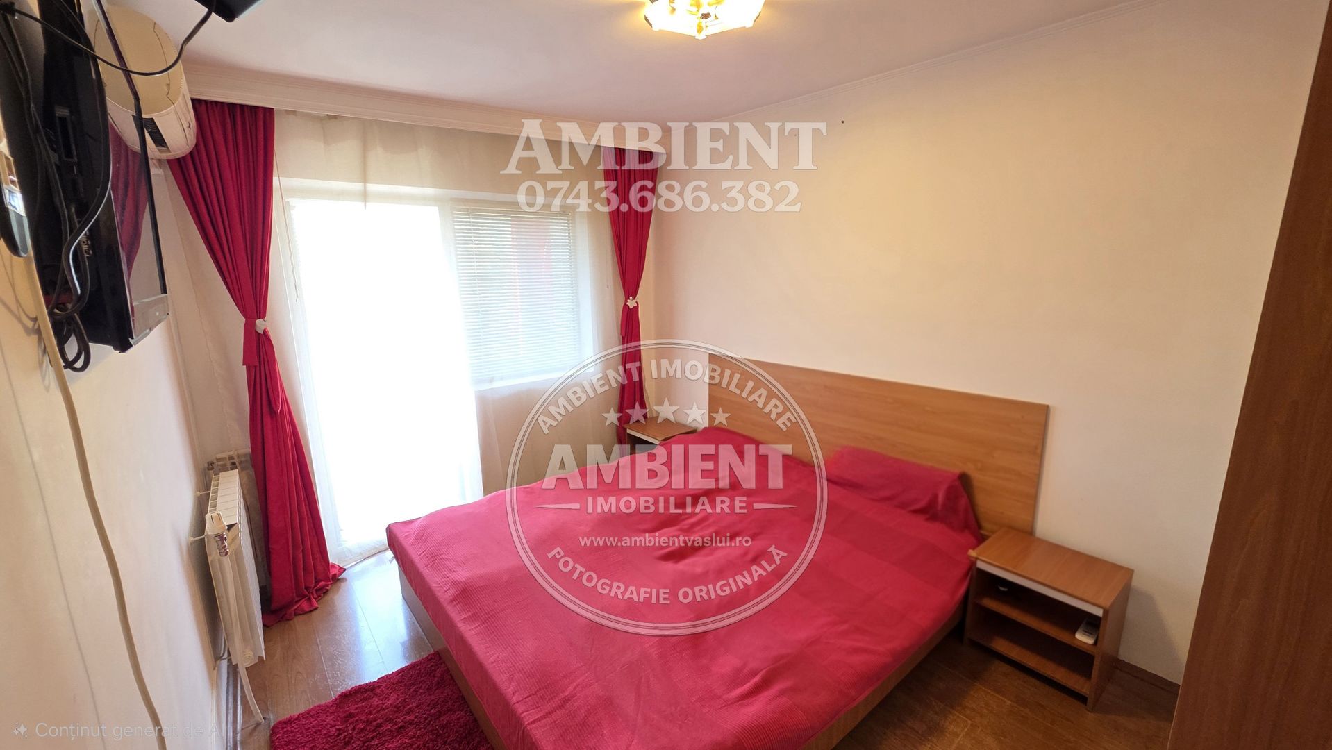 Apartament cu 4 camere, mobilat și utilat, VASLUI - zona ULTRACENTRAL; - Poză 9