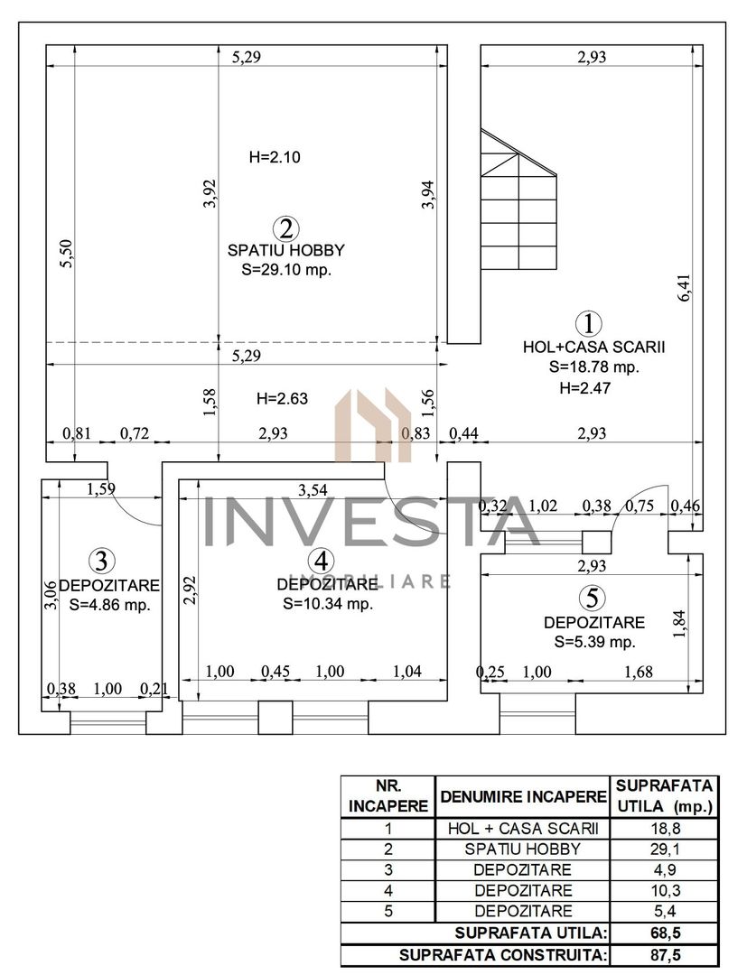Casa individuala cu teren de 1150mp | 258mp utili | 6 camere | Europa - Schiță 17