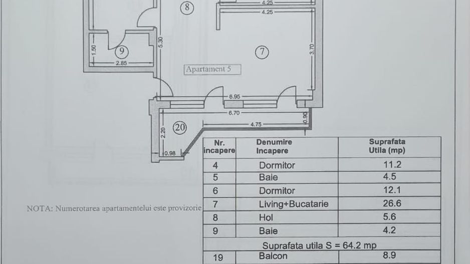 Mamaia nord - 3 Camere de Vanzare- vedere frontala mare - Poză 12